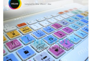 Наклейки на клавиатуру Adobe After Effects клавиатура Apple