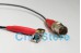 кабель 2,5мм переходник SDI угловой mini BNC на BNC Female 0,3m